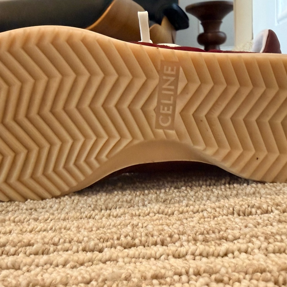 CELINE RACER - LOW TOP SNEAKER IN NYLON, SUEDE CALFSKIN AND CALFSKIN - Picture 5 of 5